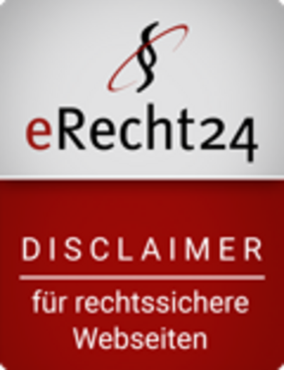 eRecht24 Siegel Disclaimer